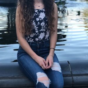 AE Pretty Floral Bodysuit